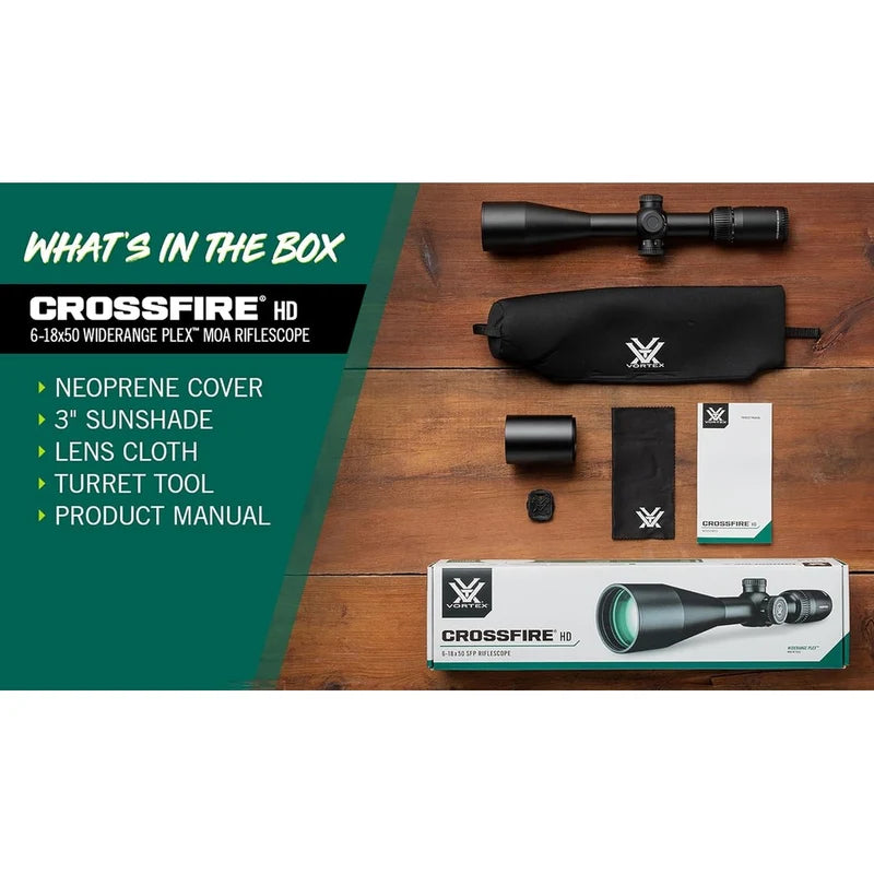 Mira Telescópica Vortex® Crossfire HD 6-18x50 SFP