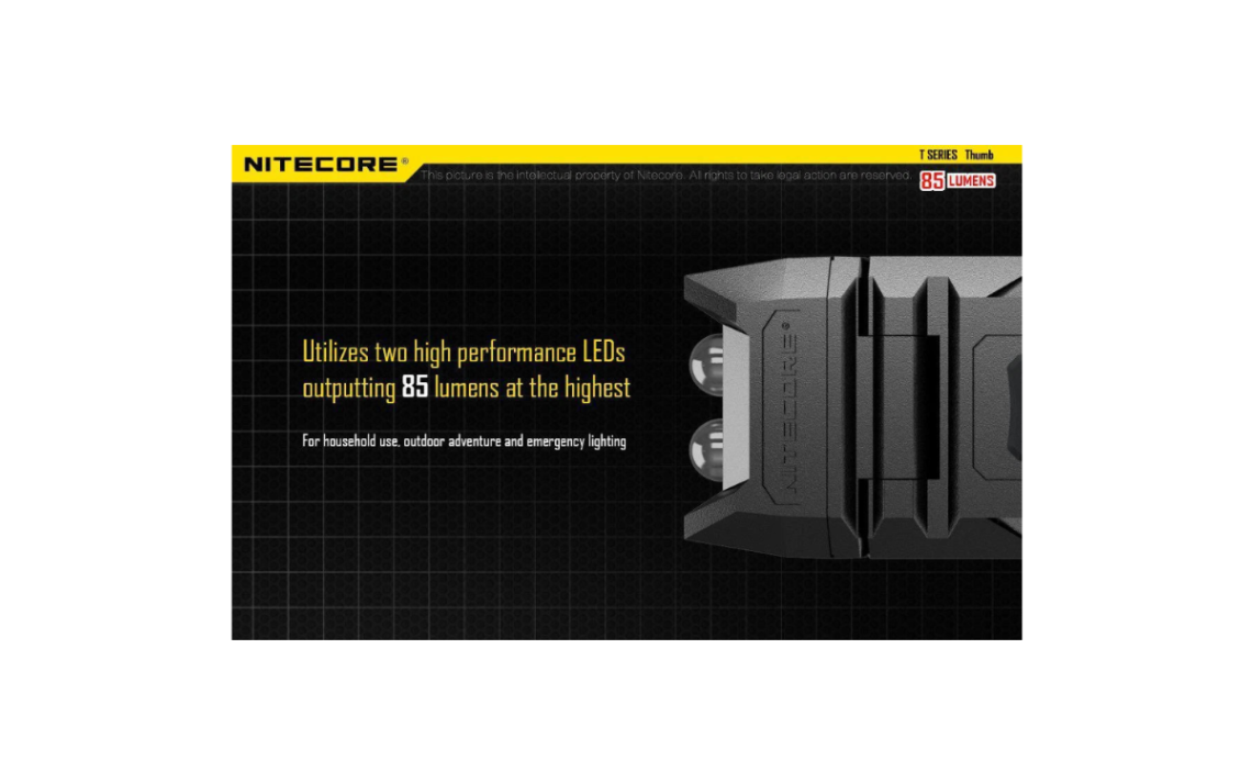 Linterna Llavero Nitecore® Led 85 Lumens Recargable