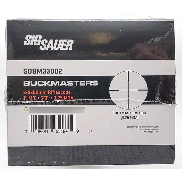 Mira Telescópica Sig Sauer® Buckmasters 3-9x50 SFP