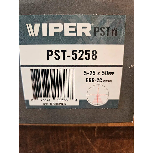 Mira Telescopica Vortex ® Viper 5-25x50 Gen II FFP Iluminada