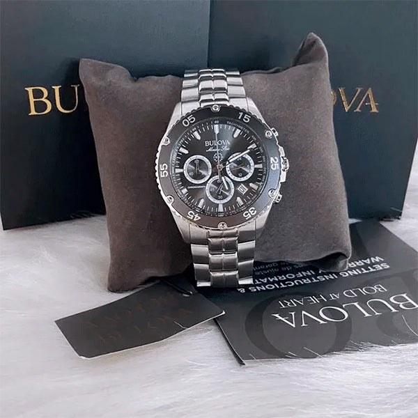 Paquete Reloj Bulova ® Perfume Montblanc® Caballero Original