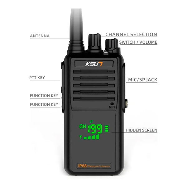 Radio Marino Vhf Portátil - Máximo Alcance - No Uniden Cobra