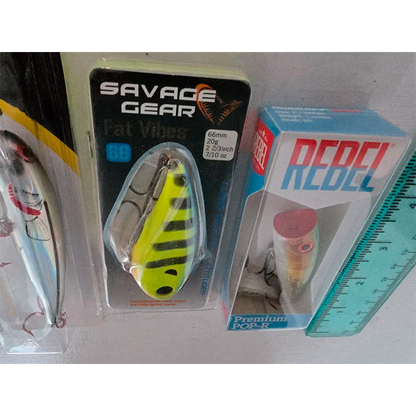 Lote 6 Curricanes Paletones Rapala Bomber - No Shimano Daiwa