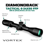 Mira Telescópica Vortex ® Diamondback 6-24x50 FFP