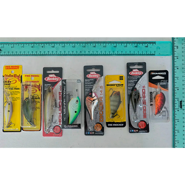 Lote 8 Curricanes Pesca Crankbait Bomber Berkley Strike King