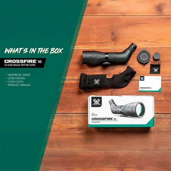 Lente Monocular Vortex ® Crossfire HD 20-60x80 Spotting Scope