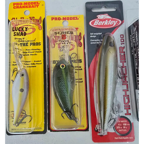 Lote 8 Curricanes Pesca Crankbait Bomber Berkley Strike King