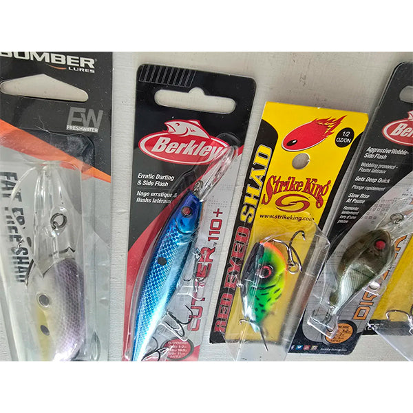 Lote 7 Curricanes Crankbait Bomber Berkley Strike King Zoom
