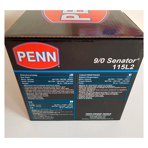 Combo Pro 200 Lb. Penn 9/0 Caña Y Carrete - Nuevo !!