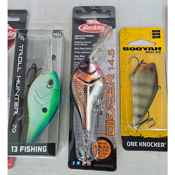 Lote 8 Curricanes Pesca Crankbait Bomber Berkley Strike King
