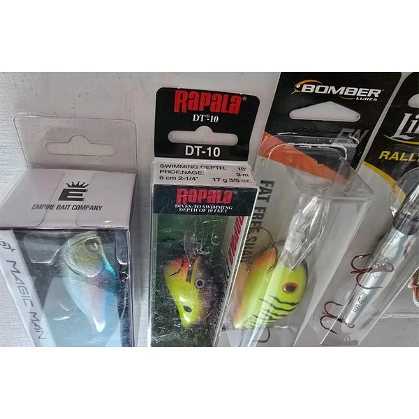 Lote 6 Curricanes Paletones Rapala Bomber - No Shimano Daiwa