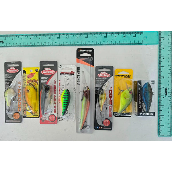 Lote 8 Curricanes Crankbait Bomber Berkley Strike King Zoom