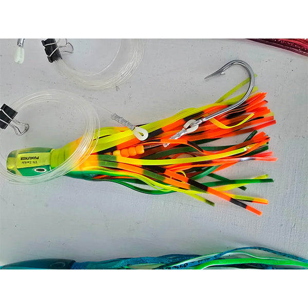 Lote 4 Señuelos Pesca Currican Troleo - No Pakula Black Bart