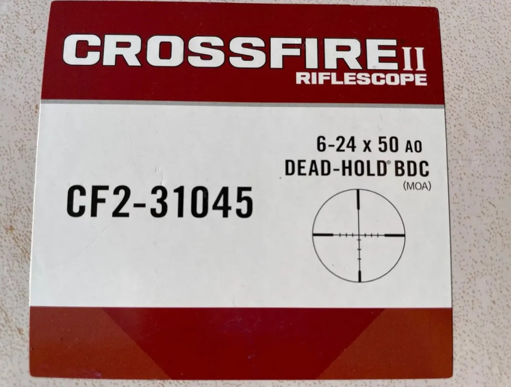 Mira Telescópica Vortex® Crossfire II 6-24x50 SFP