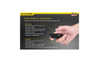 Linterna Llavero Nitecore® Led 85 Lumens Recargable