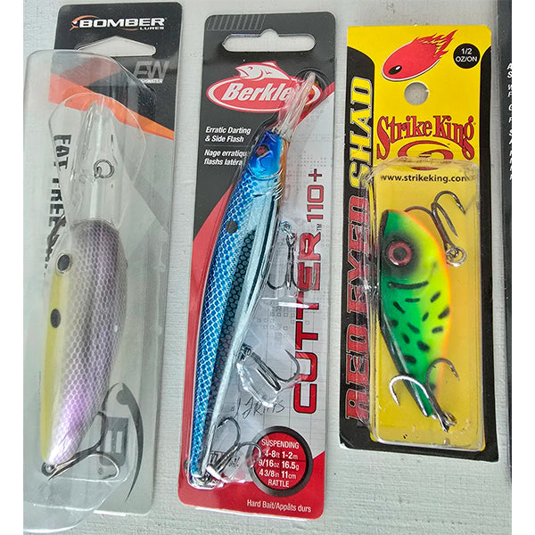 Lote 7 Curricanes Crankbait Bomber Berkley Strike King Zoom