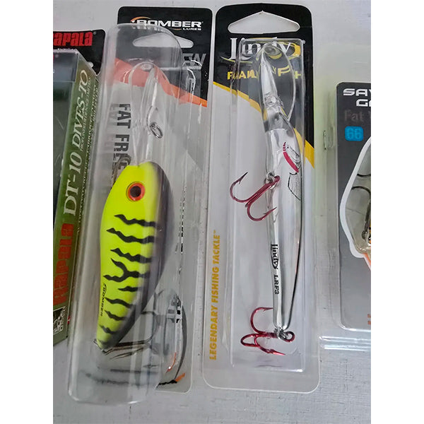 Lote 6 Curricanes Paletones Rapala Bomber - No Shimano Daiwa