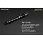 Pluma Bolígrafo Táctico Punta Tungsteno Rompe Cristal