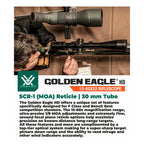 Mira Telescópica Vortex ® Golden Eagle 15-60x52 SFP