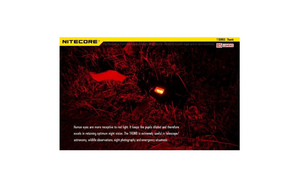 Linterna Llavero Nitecore® Led 85 Lumens Recargable