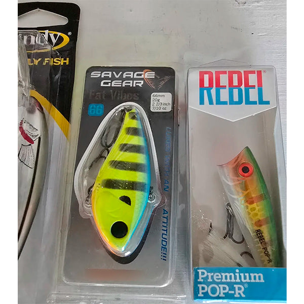 Lote 6 Curricanes Paletones Rapala Bomber - No Shimano Daiwa