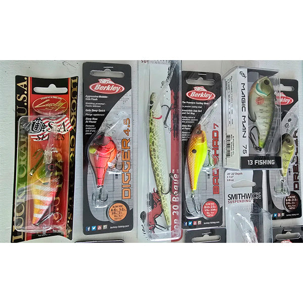 Lote 12 Curricanes Crankbait Bomber Berkley Strike King Penn