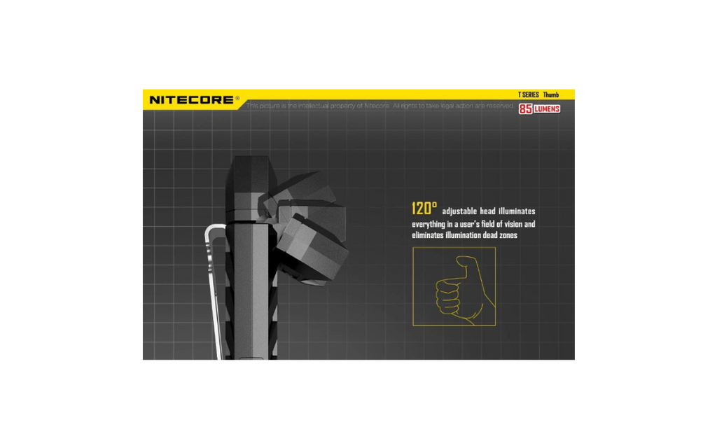 Linterna Llavero Nitecore® Led 85 Lumens Recargable