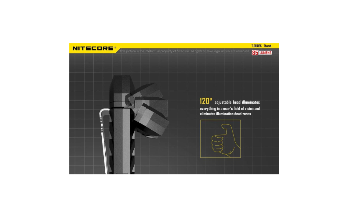 Linterna Llavero Nitecore® Led 85 Lumens Recargable