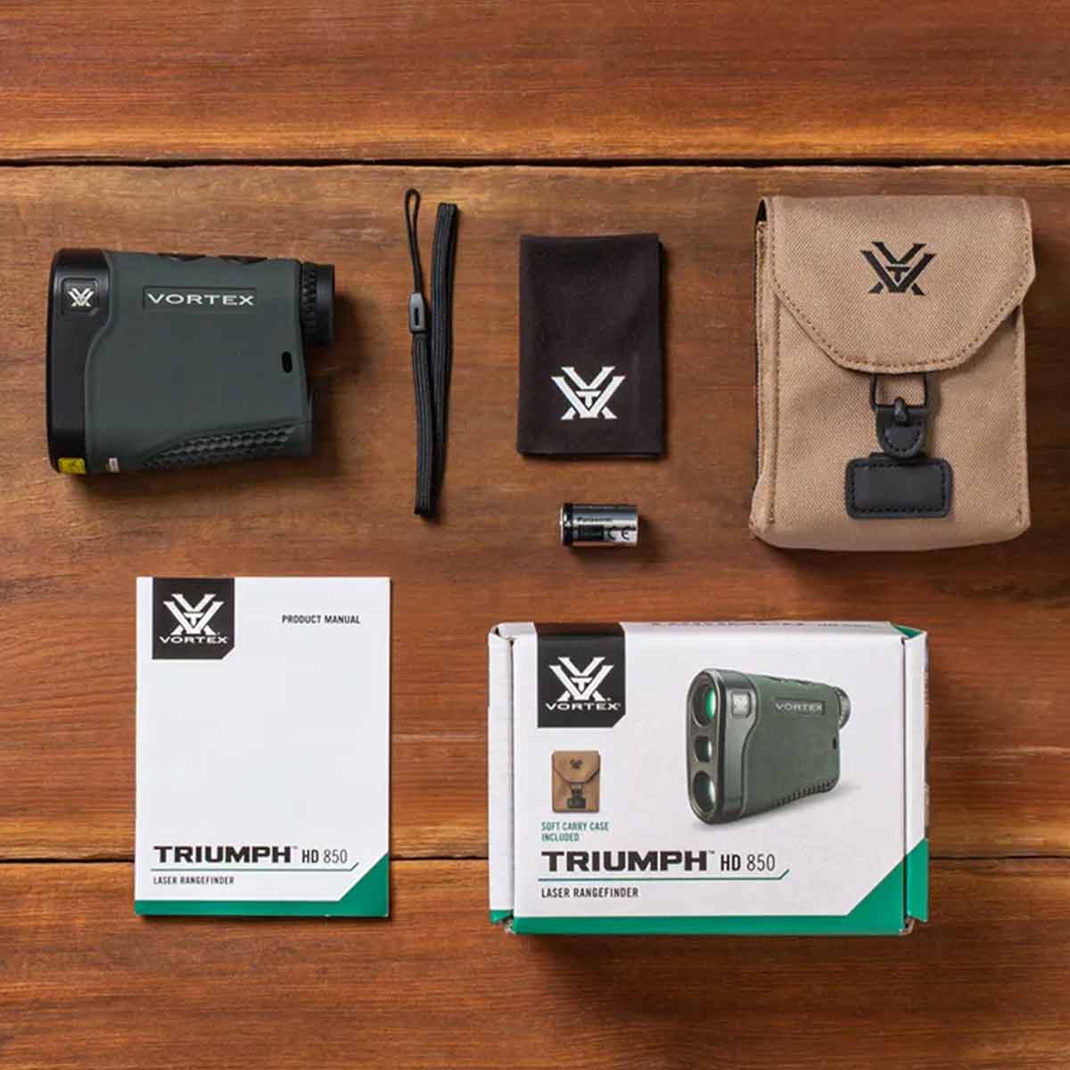 Rangefinder Vortex® Triumph HD 850 Laser Telemetro Caza Medidor Distancia