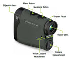 Rangefinder Vortex® Triumph HD 850 Laser Telemetro Caza Medidor Distancia