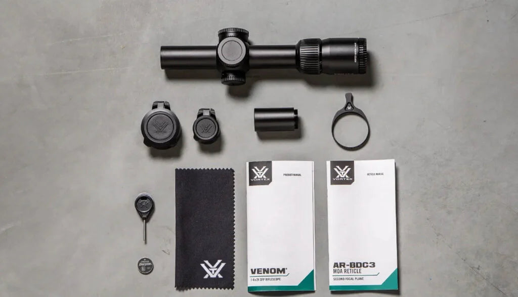 Mira Telescópica Vortex® Venom 1-6x24 SFP Iluminada