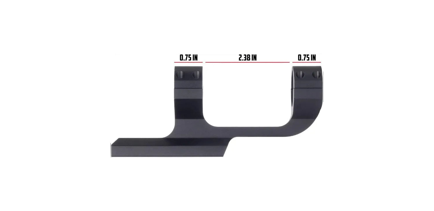 Montura Cantilever Monstrum® 1" Pulgada Diámetro P/Mira Picatinny