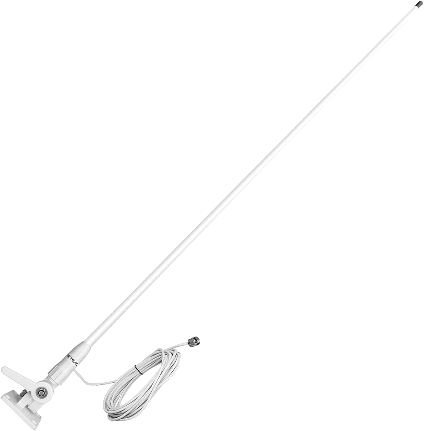 Radio Marino Uniden GPS y Bluetooth c/Antena Vhf Fibra y Base - Combo Completo