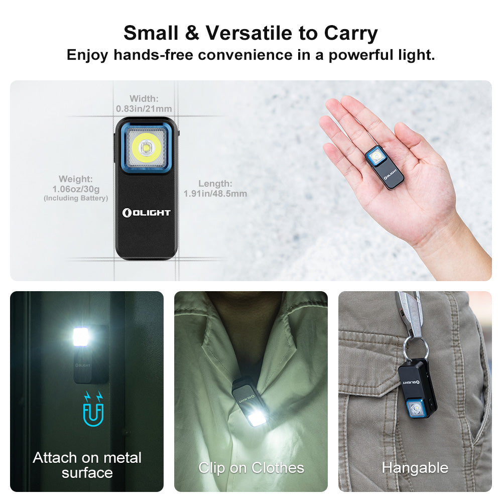 Linterna Clip Nitecore® Led 300 Lumens Recargable