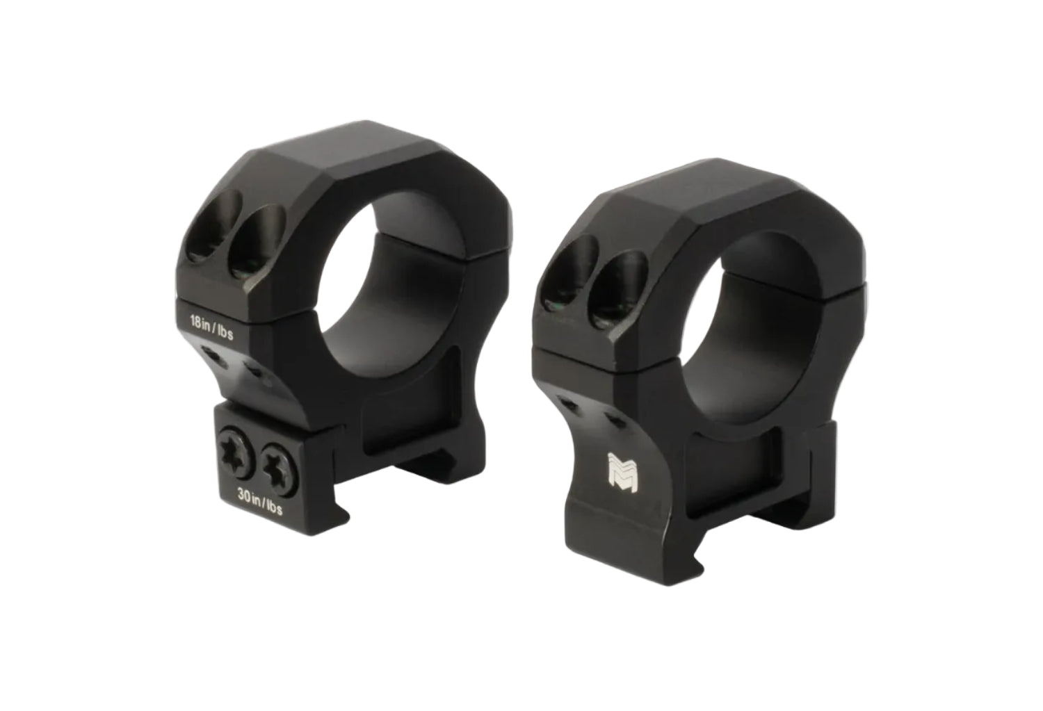 Montura ROGUE Monstrum® 1" Pulg Diámetro P/Mira de Rifle Anilletas Riel Picatinny