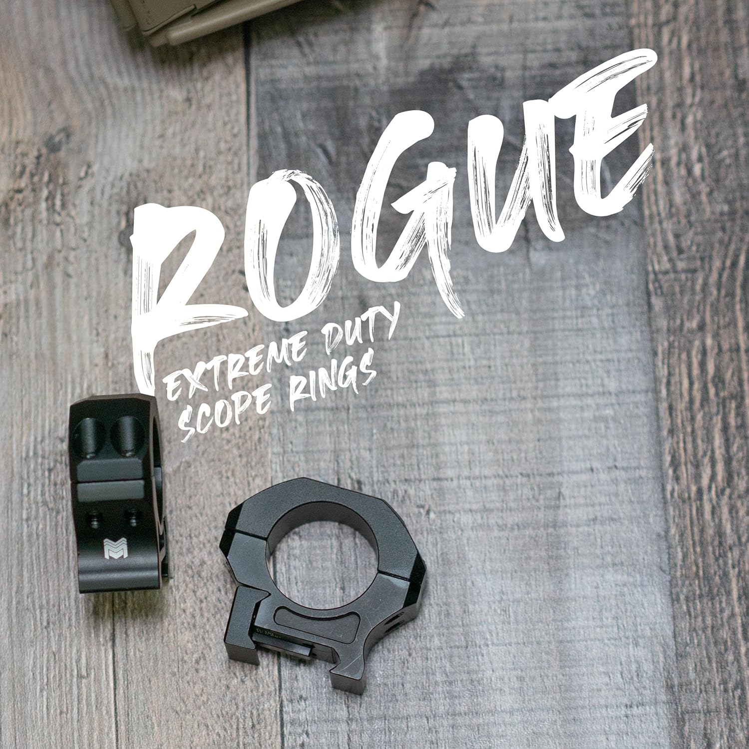 Montura ROGUE Monstrum® 1" Pulg Diámetro P/Mira de Rifle Anilletas Riel Picatinny