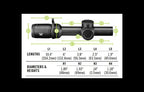 Mira Telescópica Vortex® Strike Eagle 1-8x24 SFP Iluminada