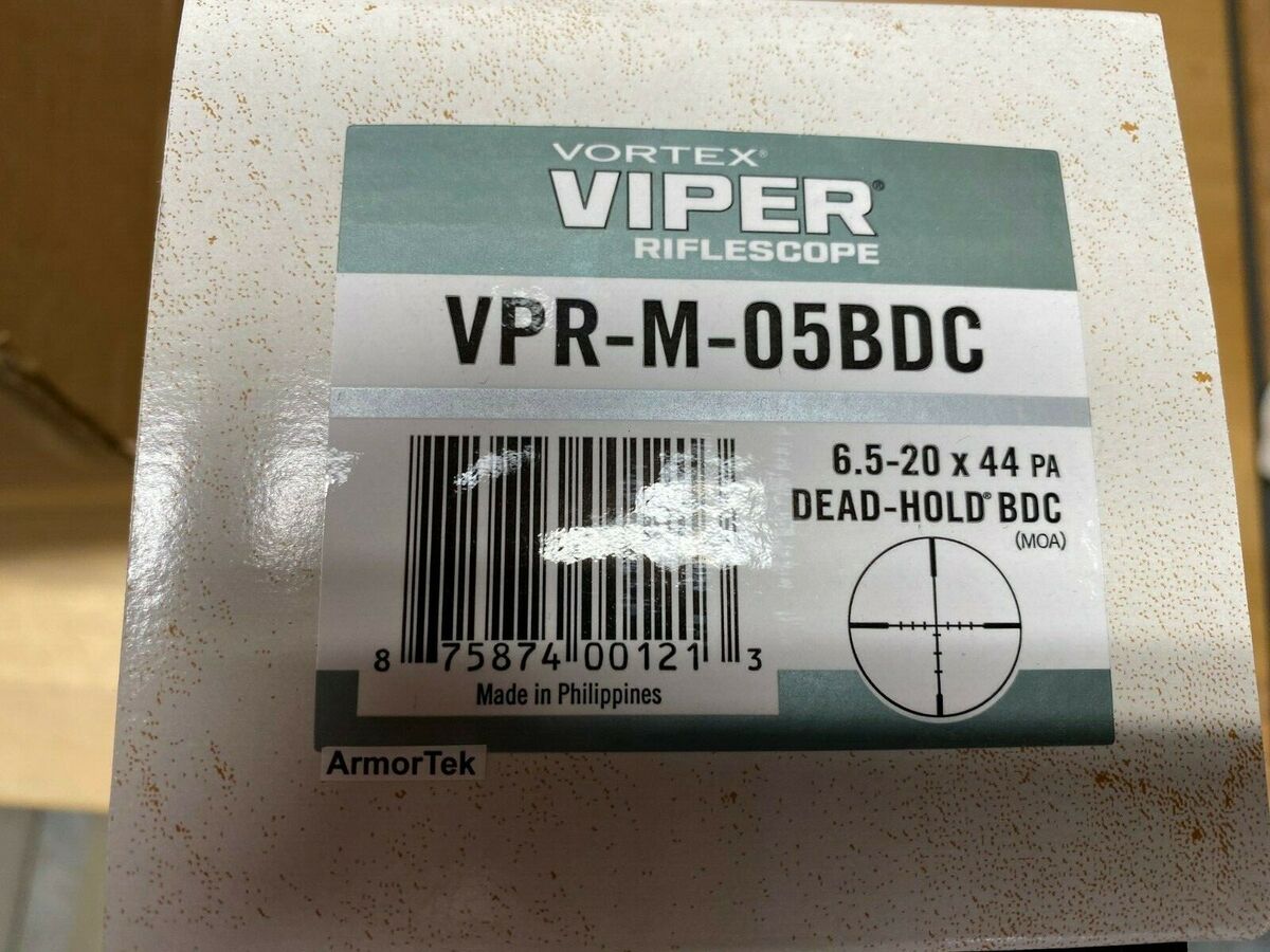 Mira Telescópica Vortex® Viper 6.5-20x44 SFP
